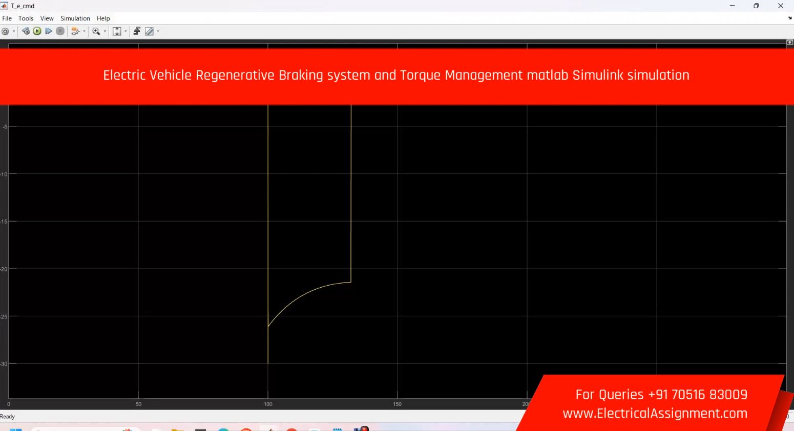 Thermal Management of PMSM Electric Vehicle Powertrain - MATLAB Simulink screenshot 5